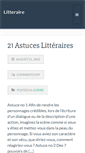 Mobile Screenshot of litteraire.ca